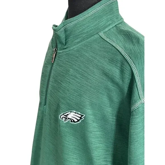 Tommy Bahama Philadelphia Eagles NFL Apparel 1/4 Zip Pullover 4XLB NWT MSRP $158